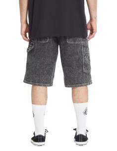 BERMUDA VOLCOM LABORED DENIM UTILITY SHORT  2
