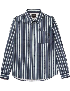 CAMISA HUF FUCK IT STRIPE L/S 