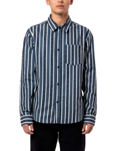 CAMISA HUF FUCK IT STRIPE L/S  2
