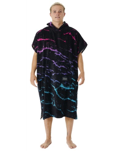 PONCHO RIP CURL COMBO PRINT HOODED TOWEL 